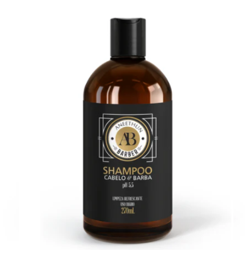Aneethun Shampoo Cabelo e Barba Barber 270 mL