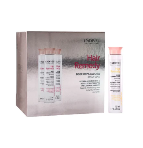 Cadiveu Professional Hair Remedy Dose Reparadora - Ampola Capilar 6x15ml