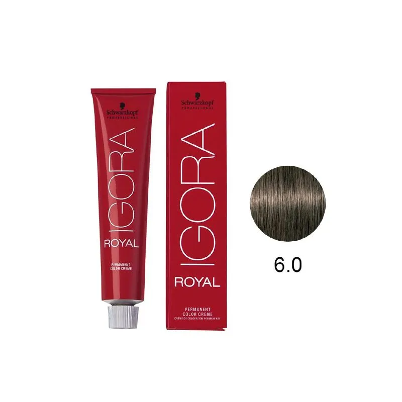 Coloração Igora Royal 6.00 Louro Escuro Natural Extra - 60g