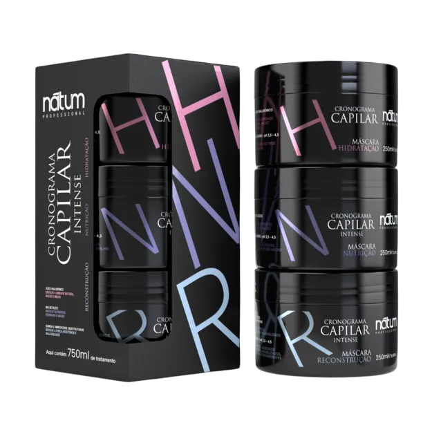 kit Cronograma Capilar Nátum ( 3 Mascaras ) – Beleza Expert