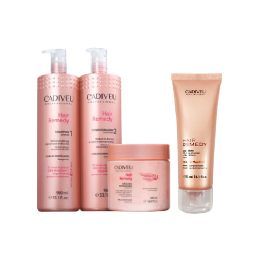 Kit Cadiveu Professional Hair Remedy Super - Ganhe 1 Condicionador 250ml