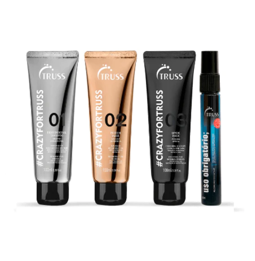 Kit Truss Crazy For Truss Trio Treatment (3 Produtos) + Mini Uso Obrigatório
