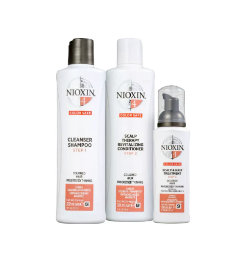 Kit Nioxin Loyalty Sistema 4 de Tratamento Contra Afinamento Capilar (3 Produtos)