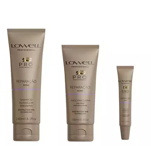 Kit Lowell Pro Performance Repair Reparação (3 produtos)