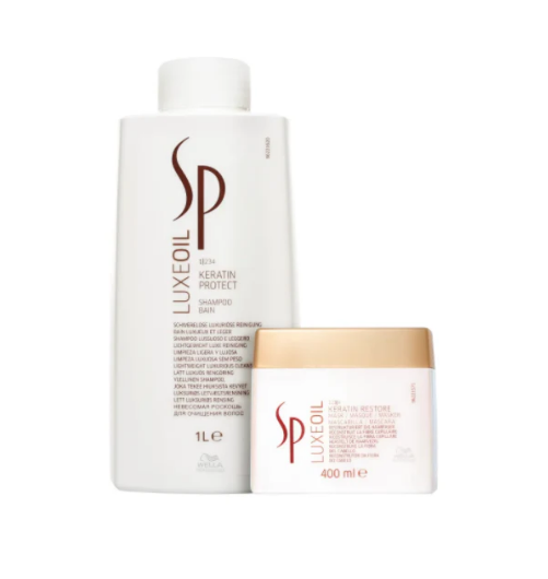 Kit SP System Professional Luxe Oil Keratin Restore Salon Duo (2 Produtos)