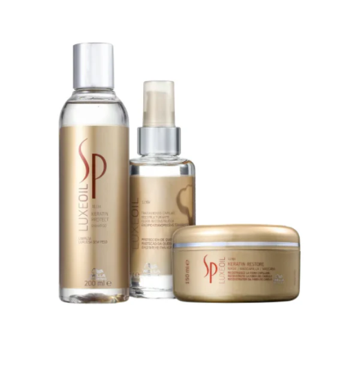 Kit SP System Professional Luxe Oil Keratin Trio (3 Produtos)