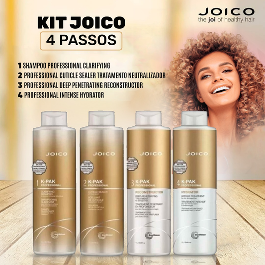 Kit K-Pak Sistema De Reconstrução 4 Passos Joico