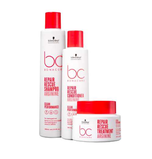 Kit Schwarzkopf Professional BC Bonacure Clean Performance Repair Rescue Trio (3 Produtos)