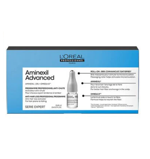 L'Oréal Professionnel Aminexil Advanced - Ampolas Capilares 10x6ml