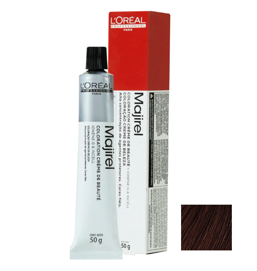 L'Oréal Professionnel Majirel 4.56 Castanho Acaju Vermelho - Coloração 50g