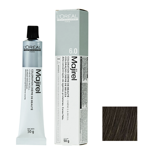 L'Oréal Professionnel Majirel 6.0 Louro Escuro Intenso - Coloração 50g