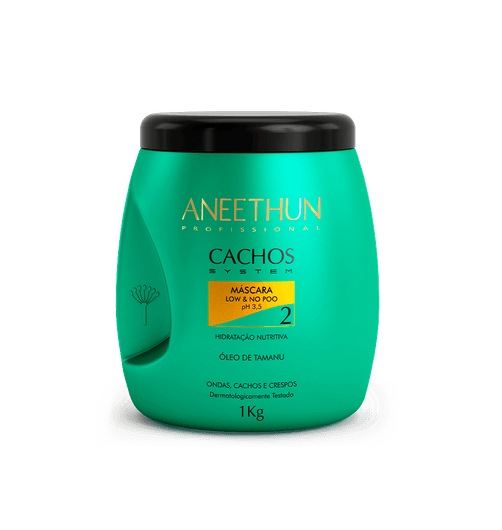Máscara Low e No Poo Cachos System 1Kg