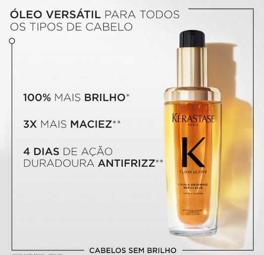 Kérastase Elixir Ultime L'Huile Originale Refillable - Óleo Capilar 75ml