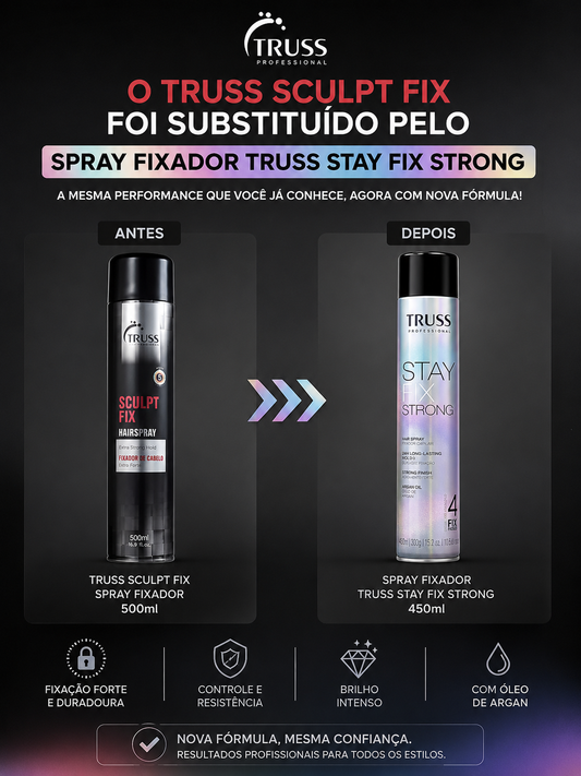 Truss Sculpt Fix - Spray Fixador 500ml