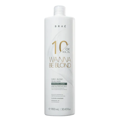 BRAÉ Wanna Be Blond 3% - Água Oxigenada 10 Volumes 900ml