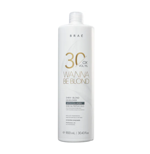 BRAÉ Wanna Be Blond 9% - Água Oxigenada 30 Volumes 900ml