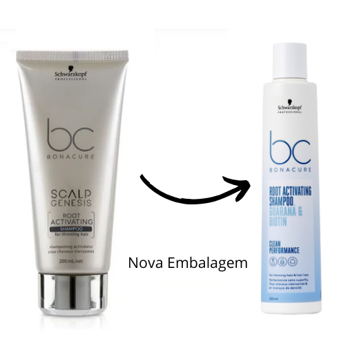 Schwarzkopf BC Scalp Genesis Root Activating - Shampoo 250ml - Embalagem Nova