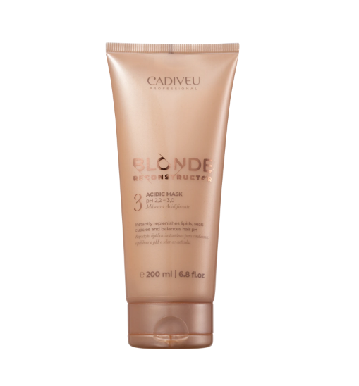 Cadiveu Blonde Reconstructor Acidic - Máscara Acidificante 200ml