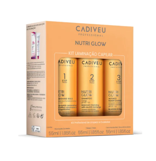 Cadiveu Professional Mini Kit Laminação Nutri Glow 55ml