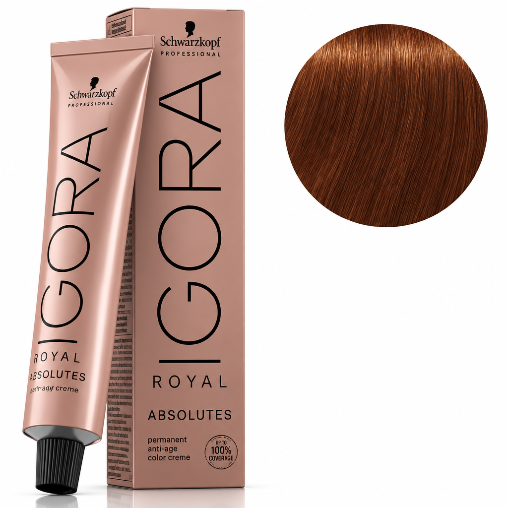 Igora Royal Absolutes 6-70 Louro Escuro Acobreado Natural 60 ML