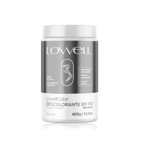 Lowell Color Pó Descolorante Branco - 400g