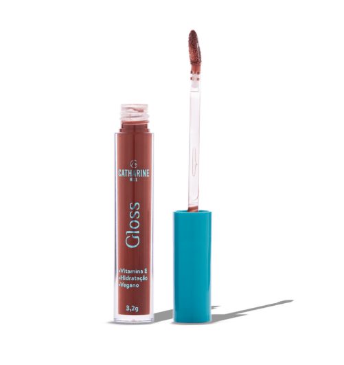 Catharine Hill Gloss Labial Colorido - Alto Poder de Brilho - Cocoa