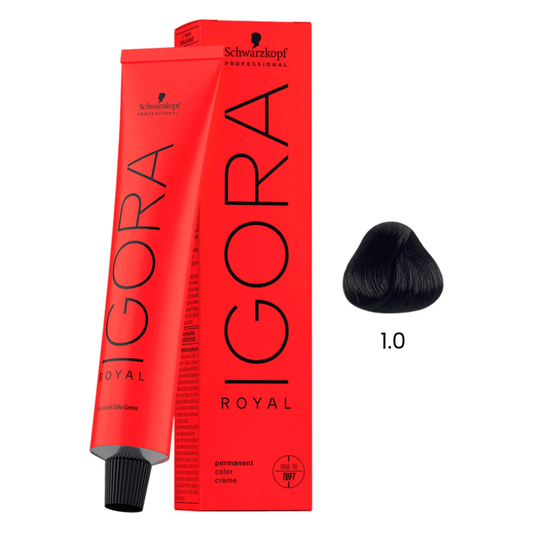 Igora Royal 1-0 Preto Coloração 60g
