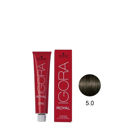 Igora Royal 5-0 Castanho Claro Natural Coloração 60ml