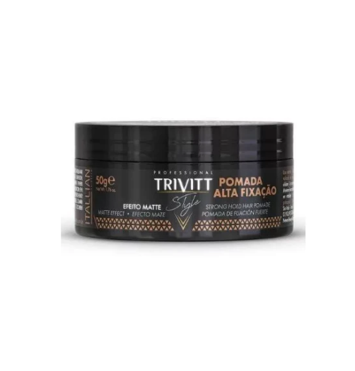 Itallian Pomada Alta Fixação Efeito Matte Trivitt Style 50g