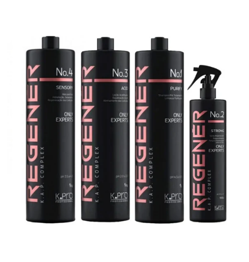 K.Pro Regenér Kit Tratamento Profissional Completo (4 produtos)
