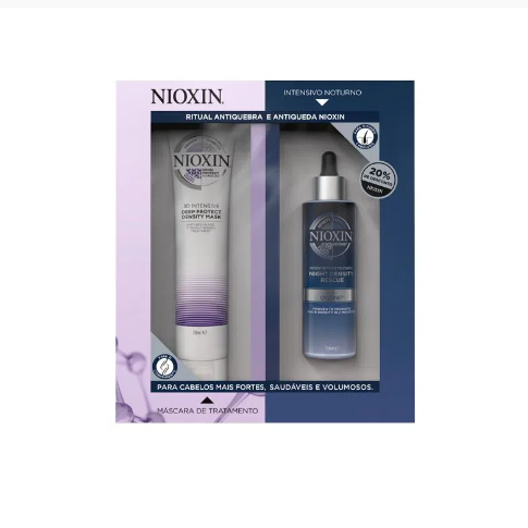 Kit Nioxin Deep Protect Density Mask e Night Density Rescue