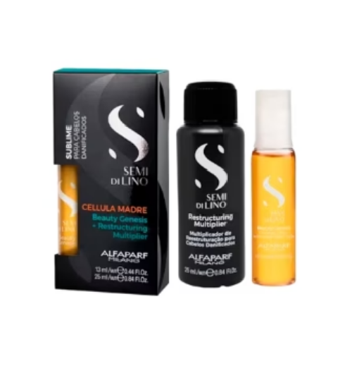 Kit Alfaparf Cellula Madre Beauty Genesis 13ml + Restructuring Multiplier 25ml