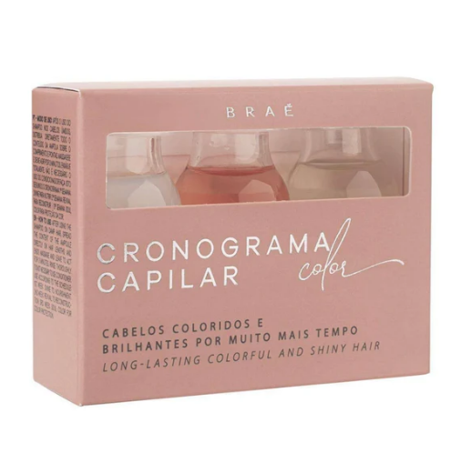 Kit BRAÉ Cronograma Capilar Color - Ampola Capilar 3x13ml