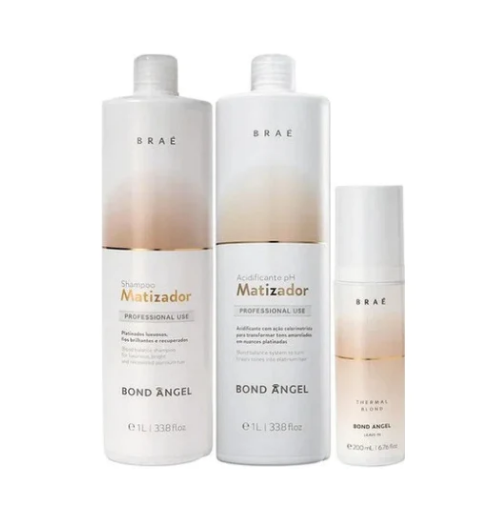 Kit Braé Bond Angel Manutenção e Tratamento (3 Produtos Litros)