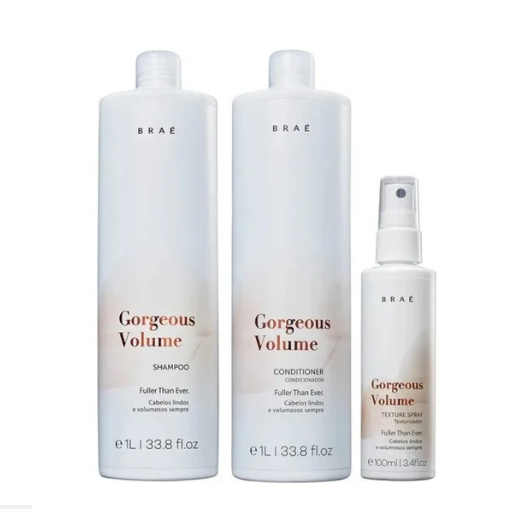 Kit Braé Gorgeous Volume (3 Produtos - Litro)