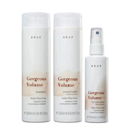 Kit Braé Gorgeous Volume (3 Produtos)