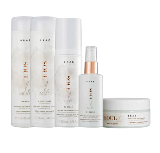 Kit Braé Soul Color Five Treatment (5 Produtos)