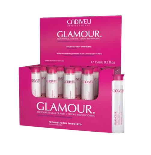 Kit Cadiveu Glamour Reconstrutor Imed Ampola 10X15ml