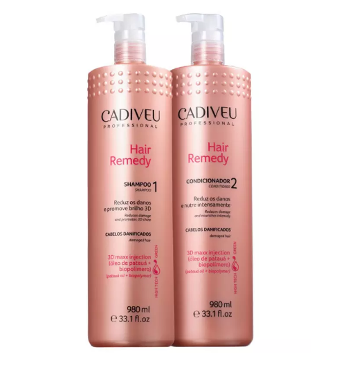 Kit Cadiveu Professional Hair Remedy Salon (2 Produtos)