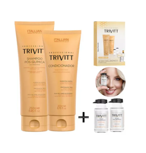 Kit Home Care Trivitt Com Ácido Hialurônico