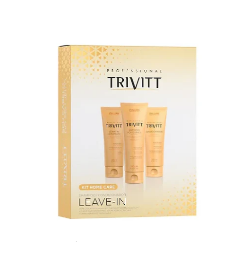 Kit Home Care Trivitt Com Leave-in (3 Produtos)