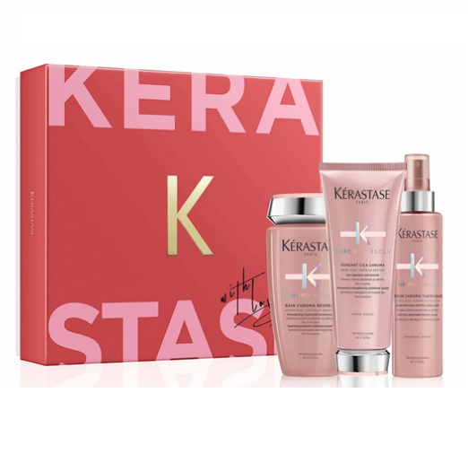 Kit Kérastase Chroma Absolu -03 Produtos (Shampoo+ Máscara + Sérum)