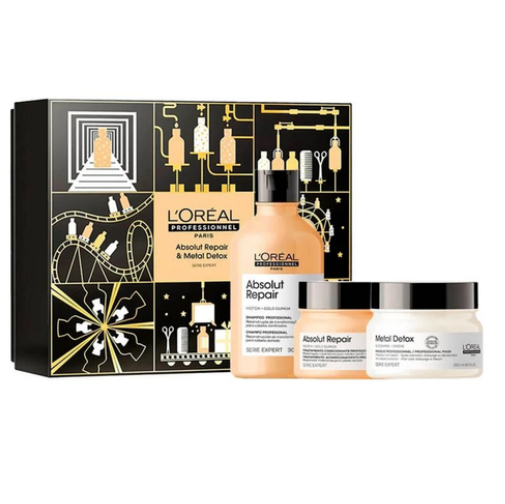 Kit L'Oréal Professionnel Absolut Repair & Metal Detox (3 Produtos)