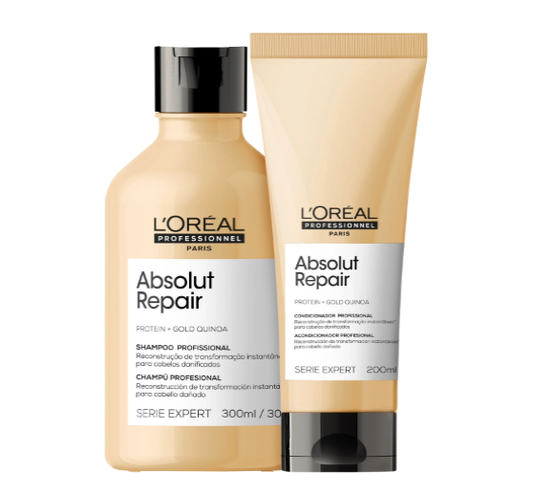 Kit L'Oréal Professionnel Serie Expert Absolut Repair Gold Quinoa + Protein Duo (2 Produtos)