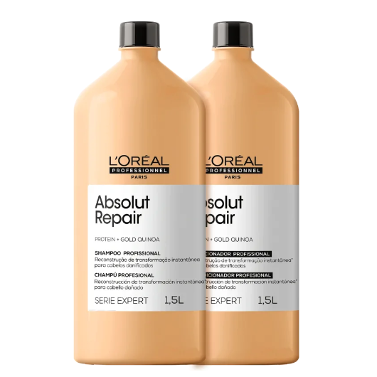 Kit L'Oréal Professionnel Serie Expert Absolut Repair Gold Quinoa + Protein Salon Duo (2 Produtos)