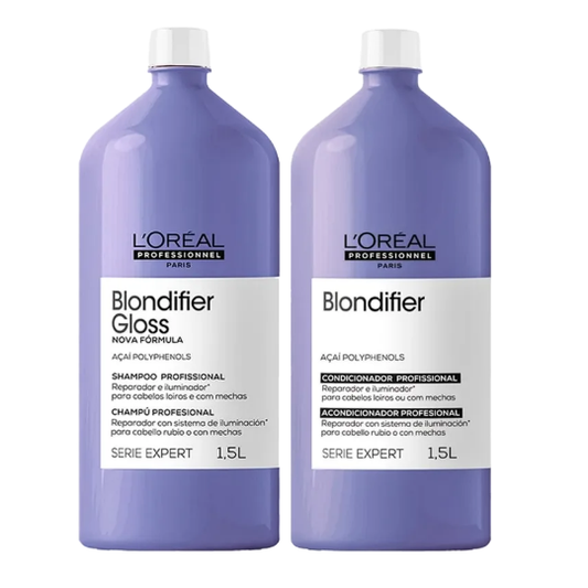 Kit L'Oréal Professionnel Serie Expert Blondifier Gloss Salão Duo (2 Produtos)