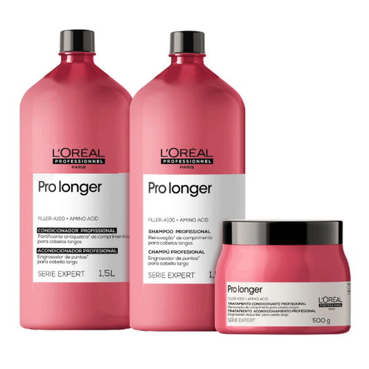 Kit L'Oréal Professionnel Serie Expert Pro Longer Triplo (3 Produtos)