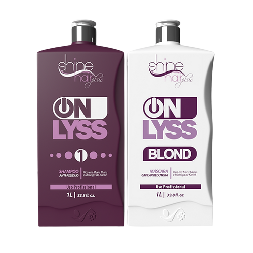 Kit Progressiva Onlyss Blond Shine Hair Plus 2x1000ml