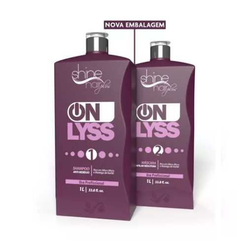 Kit Progressiva Onlyss Shine Hair Plus 2x1000ml