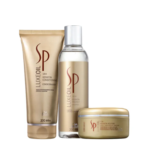 Kit SP System Professional Luxe Oil Keratin Restore Trio (3 Produtos)